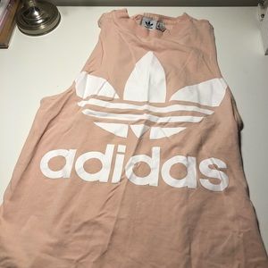 Pink Adidas tank top